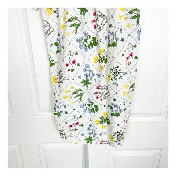 Tuckernuck Corsica Wildflower Floral Shirt Dress Short Sleeve Cotton Poplin Sz S - Picture 7 of 12